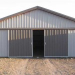 Metal Agricultural Building Grey